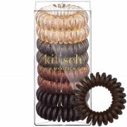 Kitsch Hair Coils 8 Pack (Various Colours) - Brunette