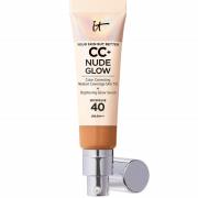 IT Cosmetics CC+ and Nude Glow Lightweight Foundation and Glow Serum w...