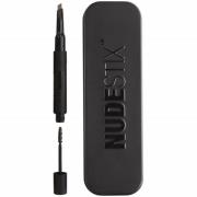 NUDESTIX Eyebrow Stylus Pencil and Gel (Various Shades) - Ash Brown