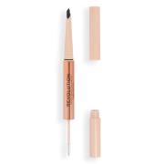 Makeup Revolution Fluffy Brow Duo Blonde - Dark Brown