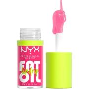 NYX Professional Makeup Fat Oil Lip Drip 12H Hydration Non-Sticky Fini...