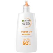 Garnier Ambre Solaire Super UV Vitamin C Facial Fluid for Daily Use SP...