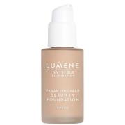 Lumene Invisible Illumination SPF30 Vegan Collagen Serum in Foundation...