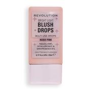 Makeup Revolution Bright Light Blush Drops - Pink Rosie