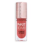 Makeup Revolution Pout Bomb Plumping Gloss Jelly 4.5ml (Various Shades...