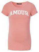Supermom Camiseta 'Amour'  altrosa / blanco