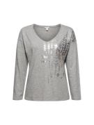 EDC BY ESPRIT Camiseta  gris / plata
