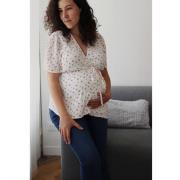 Vaquero skinny de embarazo, banda alta, algodón orgánico