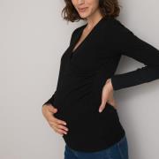 Camiseta cruzada de embarazo y lactancia
