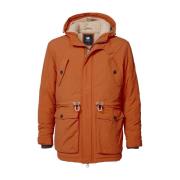 Parka con capucha