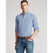 Camisa recta oxford de cuadros