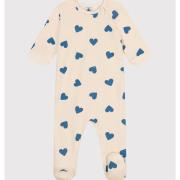 Pijama de felpa con estampado de corazones