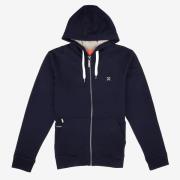 Sudadera con cremallera y capucha fija