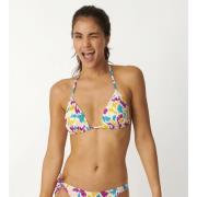 Sujetador de bikini triángulo estampado