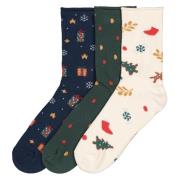 Lote de 3 pares de calcetines con motivo navideño